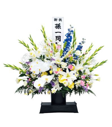 洋風枕花アレンジ