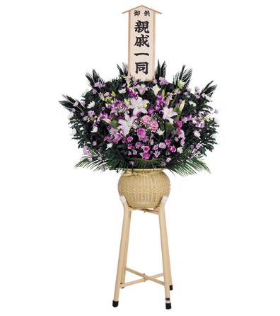 和風一段生花 ピンク